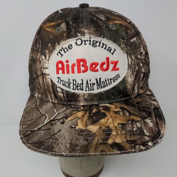 Airbedz SnapBack Hat Truck Bed Air Mattress Realtree Camo Adjustable - Picture 3 of 10